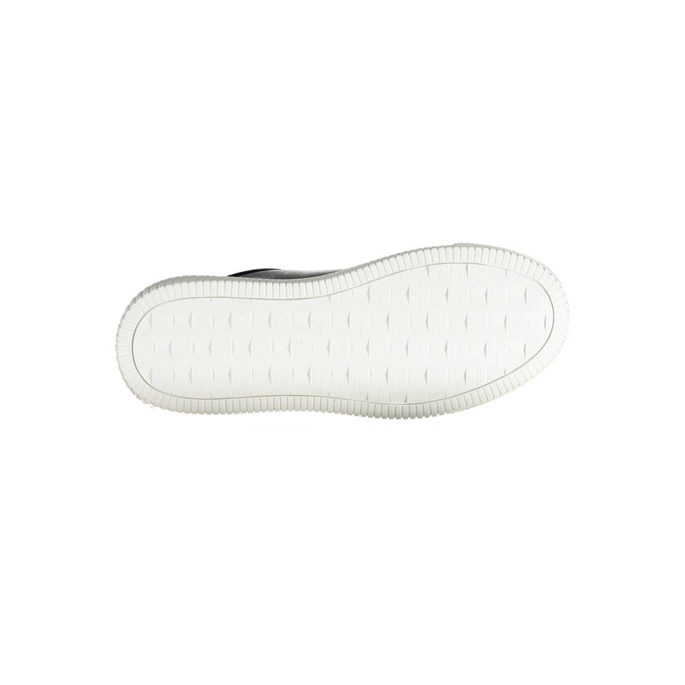 Calvin Klein Sleek Black Lace-Up Sports Sneakers by Calvin Klein