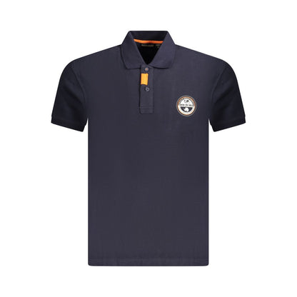 Polo Napapijri Bleu Coton Homme