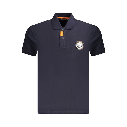Polo Napapijri Bleu Coton Homme