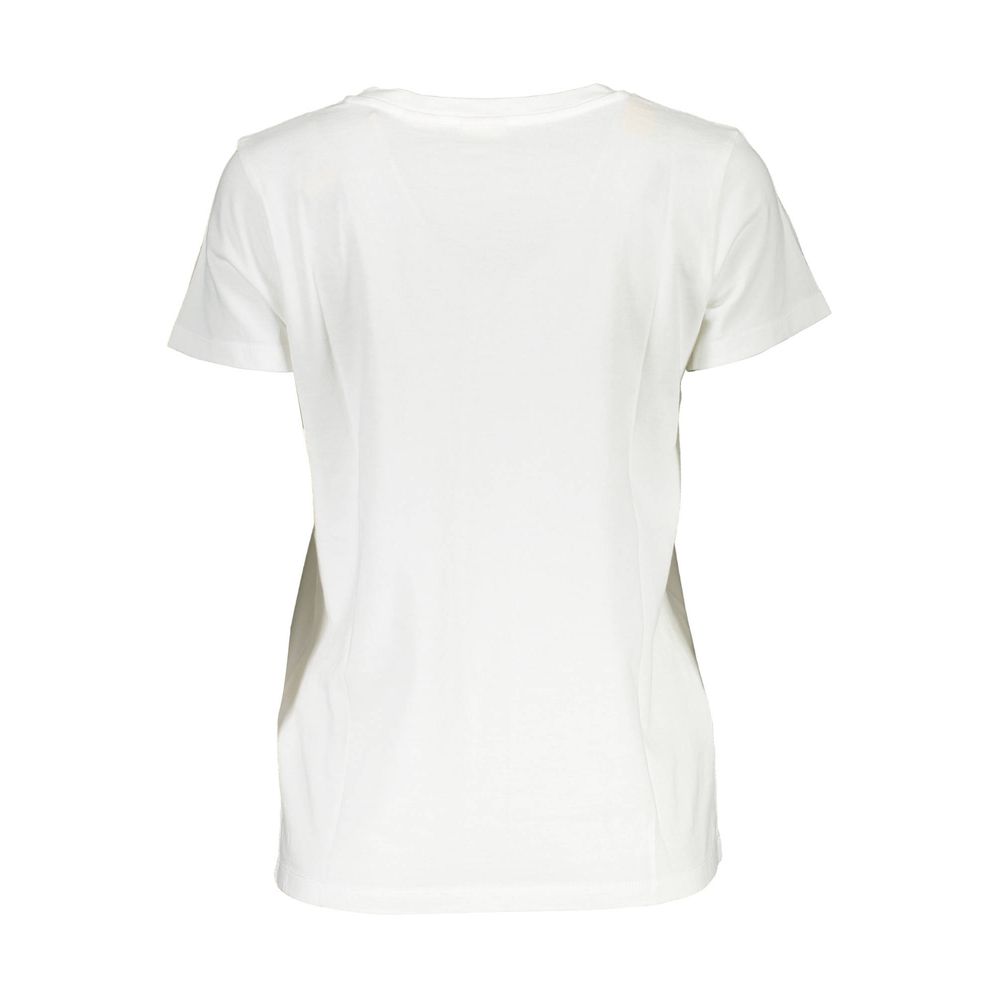 Levi's White Cotton Women T-Shirt by Levi's