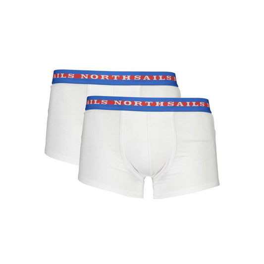 Boxer homme en coton blanc North Sails