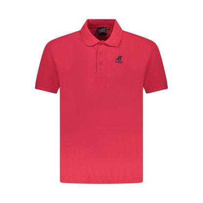 U.S. Grand Polo Red Cotton Men Polo Shirt