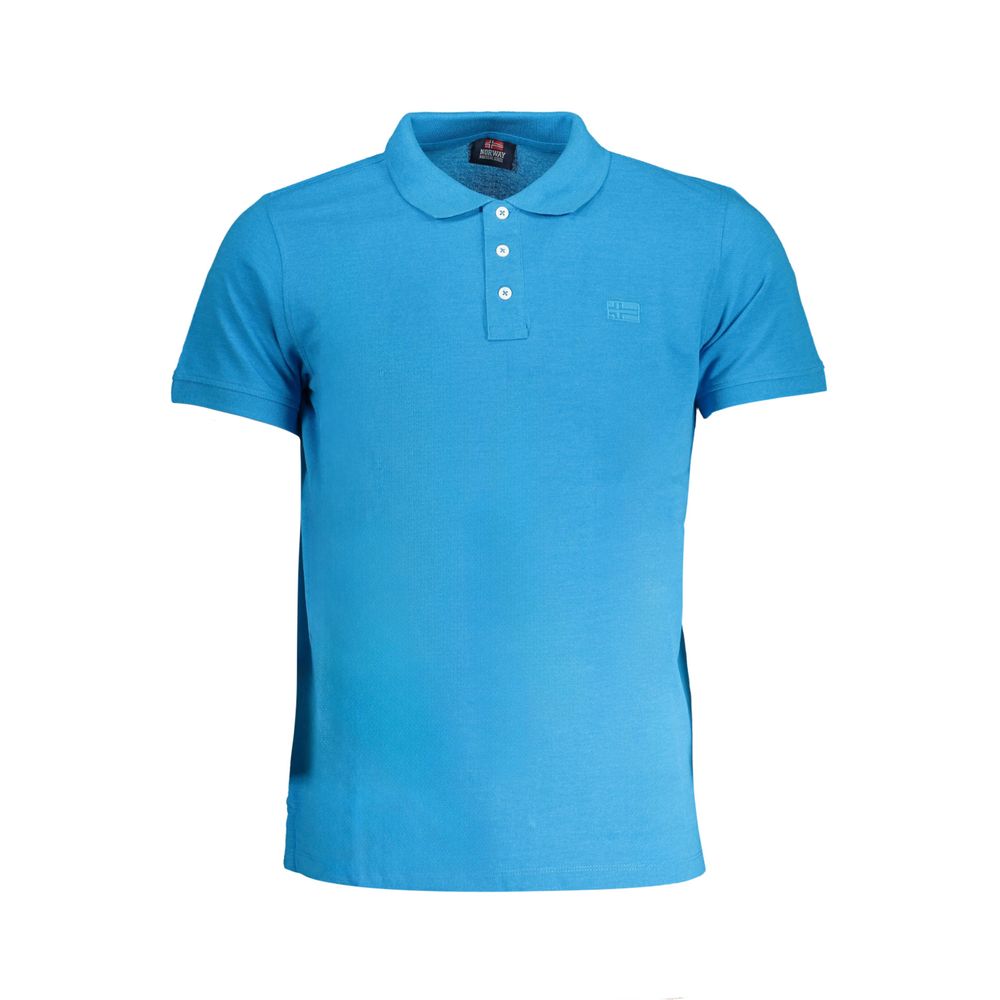 Norway 1963 Blue Cotton Polo Shirt by Norway 1963