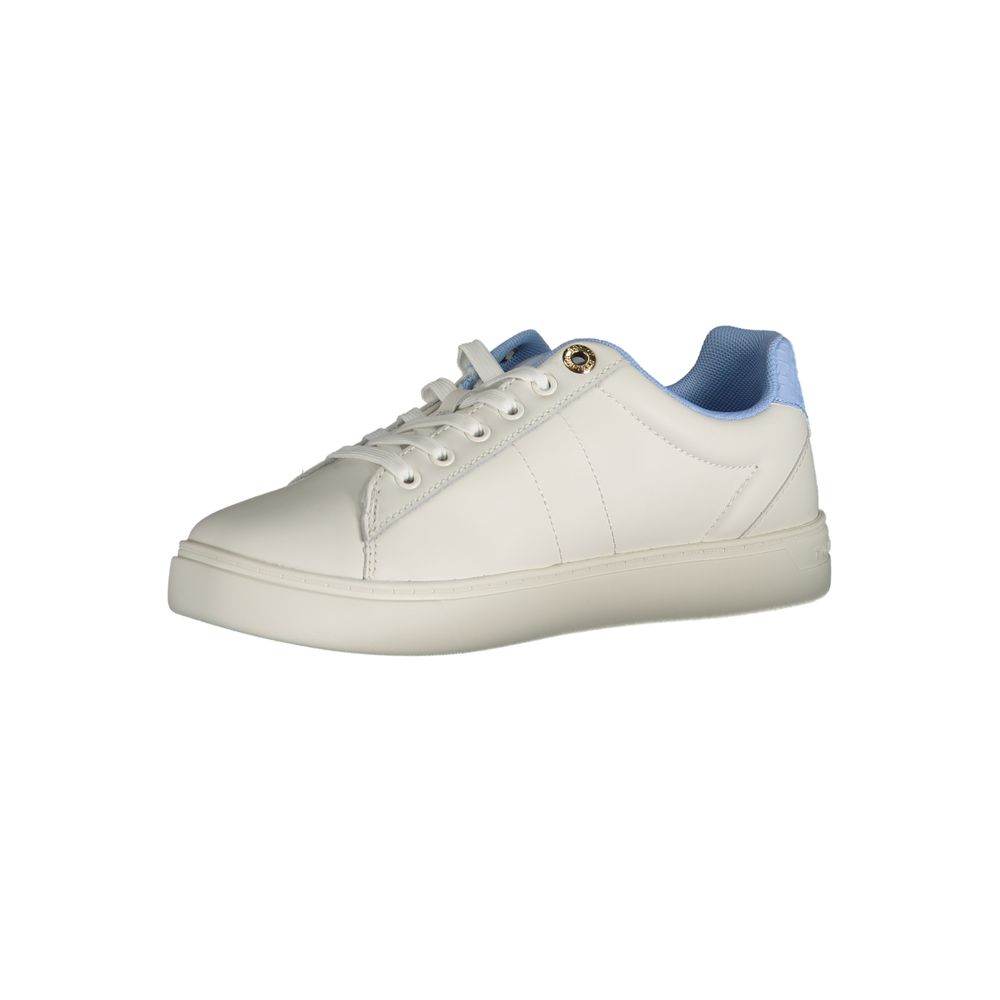 Tommy Hilfiger Light Blue Leather Women Sneaker by Tommy Hilfiger