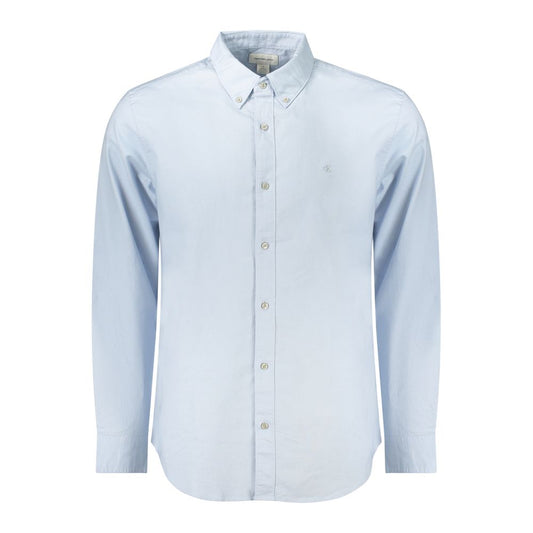 Calvin Klein Light Blue Cotton Men Shirt by Calvin Klein