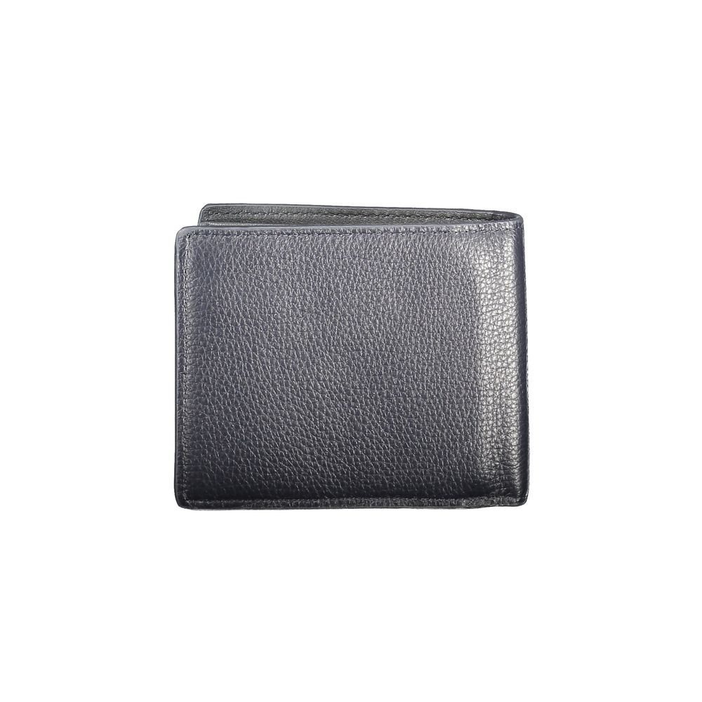 Portefeuille homme en cuir bleu Tommy Hilfiger