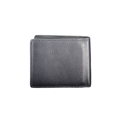 Portefeuille homme en cuir bleu Tommy Hilfiger