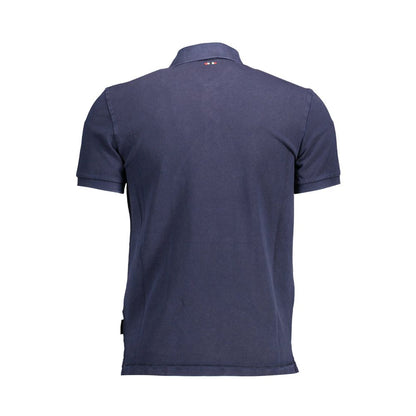 Polo Napapijri Bleu Coton Homme
