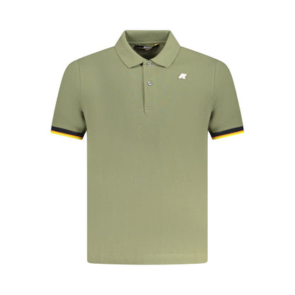 Polo en coton vert K-WAY