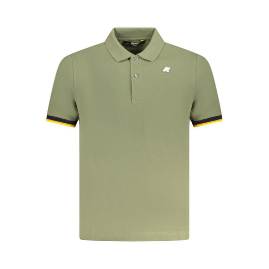 Polo en coton vert K-WAY
