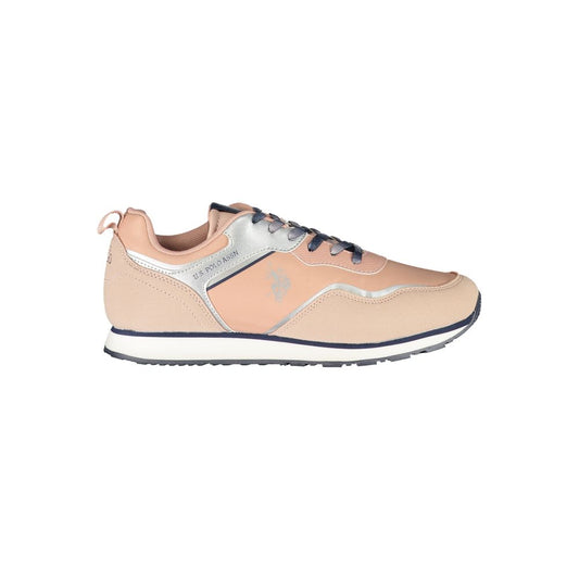 U.S. POLO ASSN. Pink Polyester Sneaker by U.S. POLO ASSN.