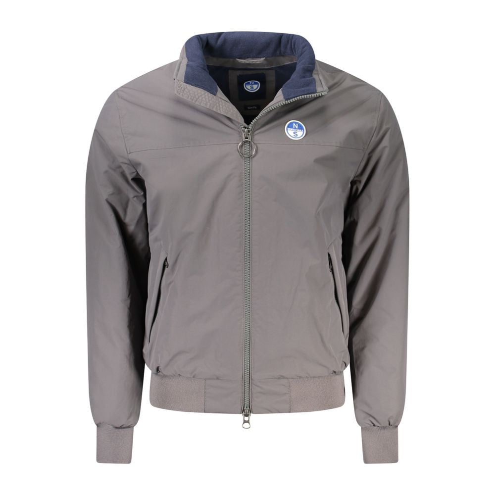 North Sails Brown Polyamide Men Jacket by North Sails