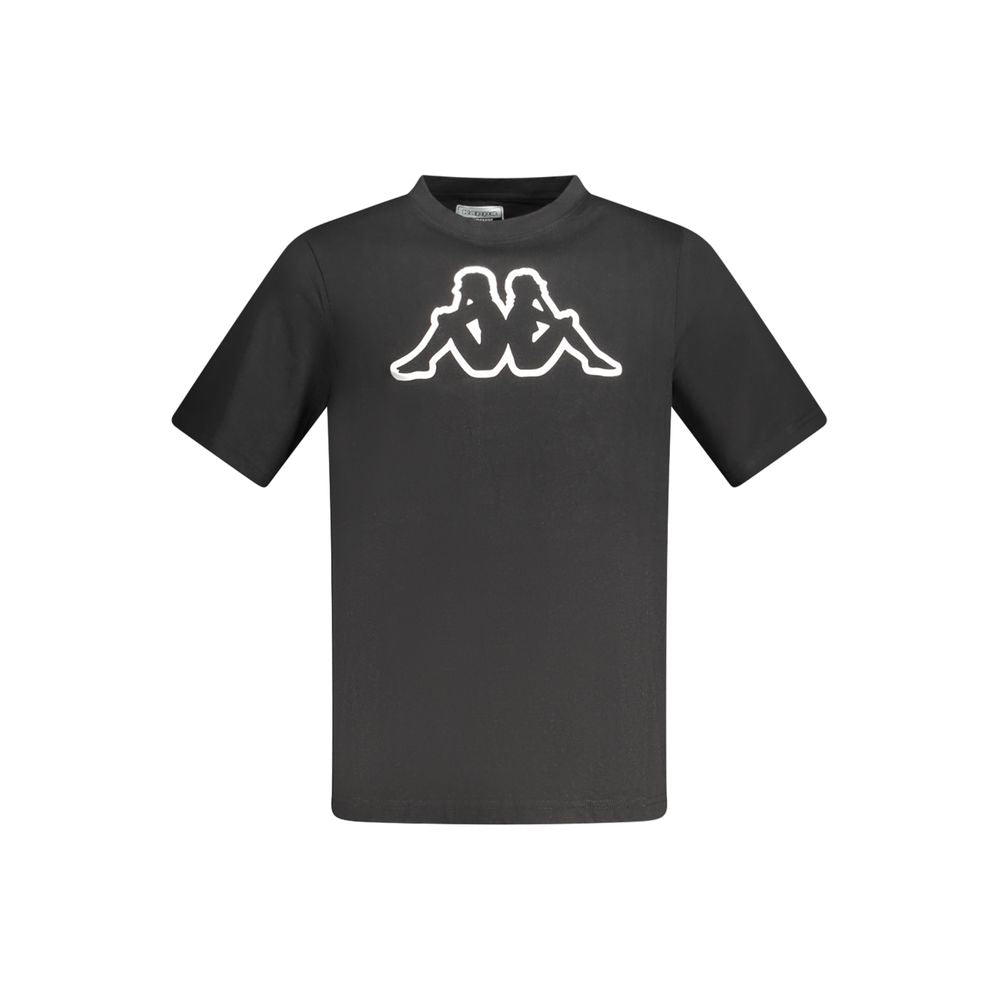 Kappa Black Cotton Men T-Shirt by Kappa