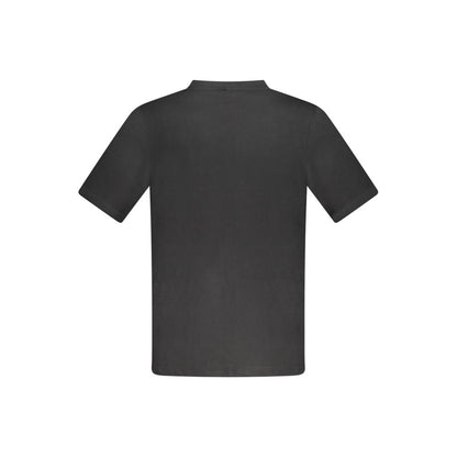 Kappa Black Cotton Men T-Shirt by Kappa