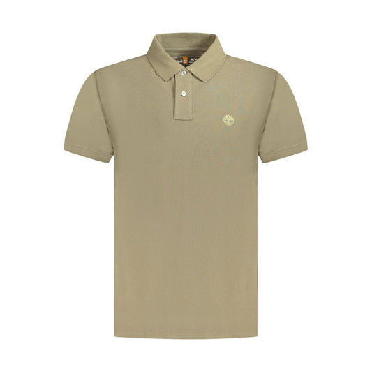 Polo Timberland en coton marron pour homme