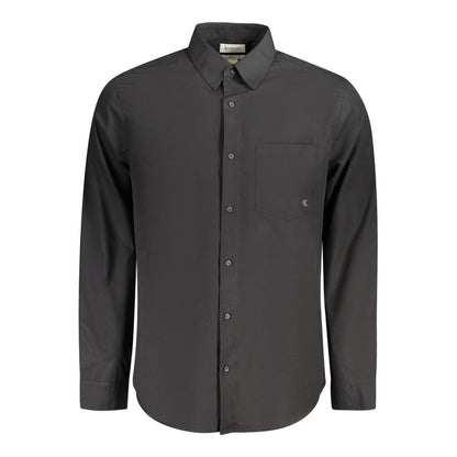 Calvin Klein Black Cotton Shirt by Calvin Klein