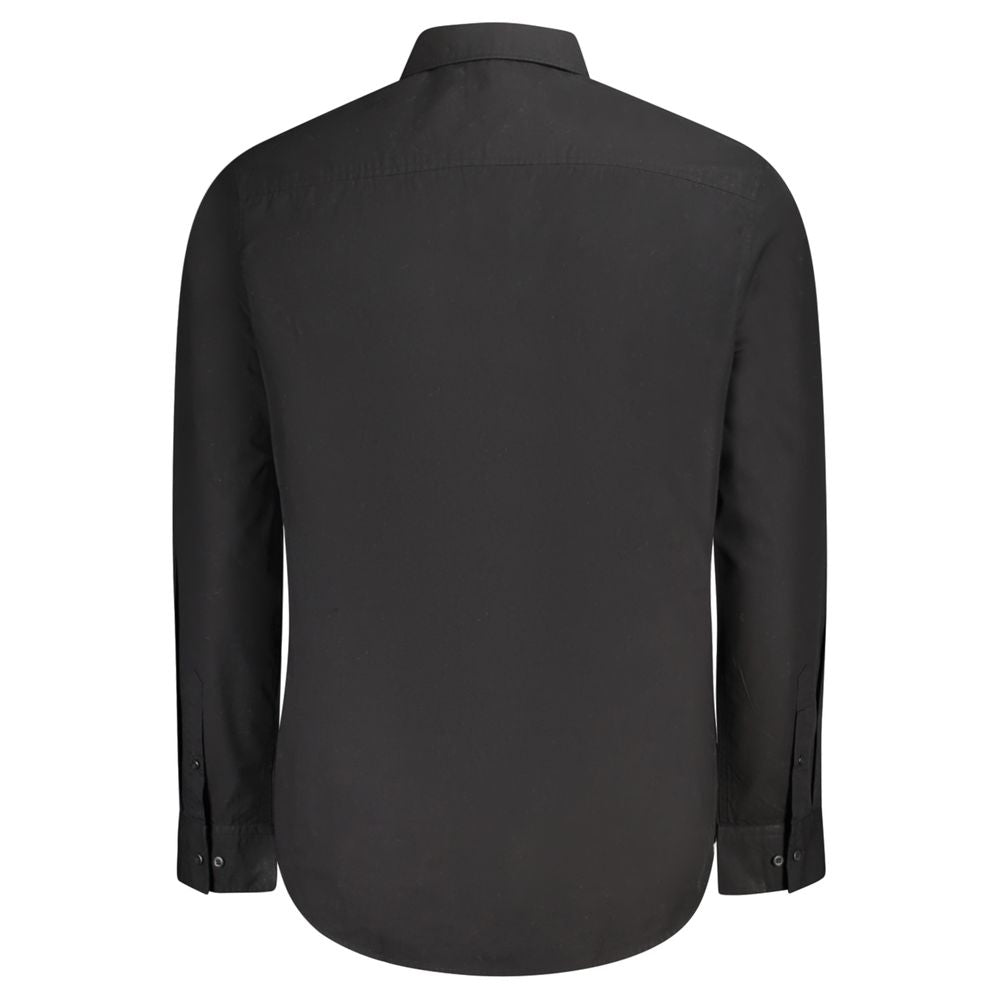 Calvin Klein Black Cotton Shirt by Calvin Klein