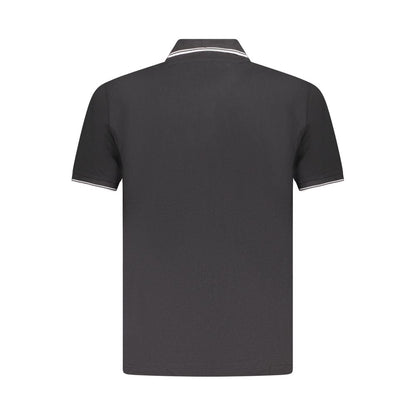 US Grand Polo Black Cotton Men Polo Shirt