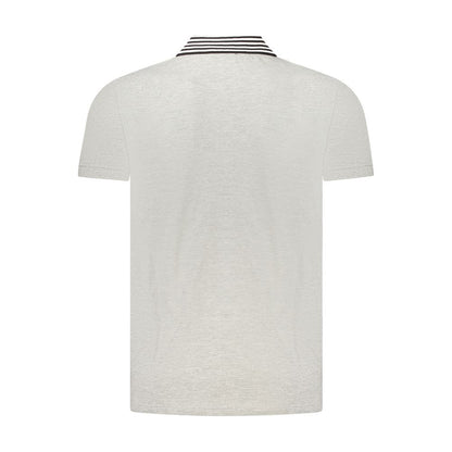 Polo en coton gris Cavalli Class
