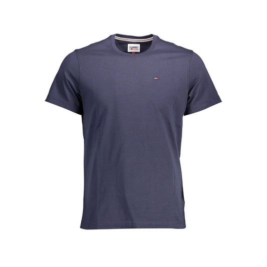 Tommy Hilfiger Blue Cotton T-Shirt by Tommy Hilfiger