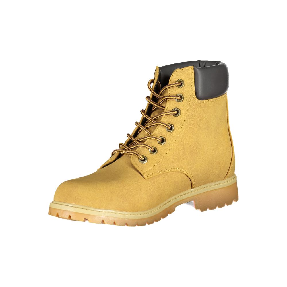 Fila Vibrant Yellow Contrast Lace-up Boots by Fila