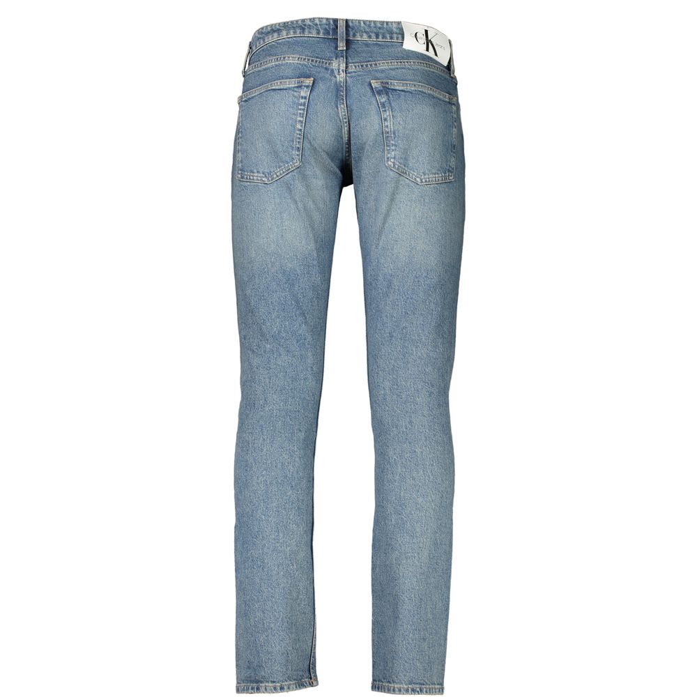 Calvin Klein Blue Cotton Jeans & Pant by Calvin Klein