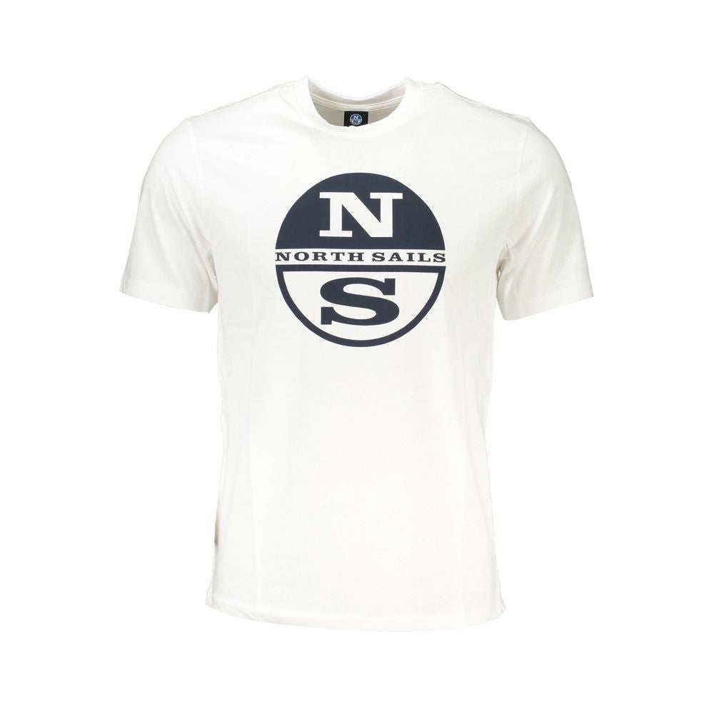 North Sails White Cotton T-Shirt by North Sails