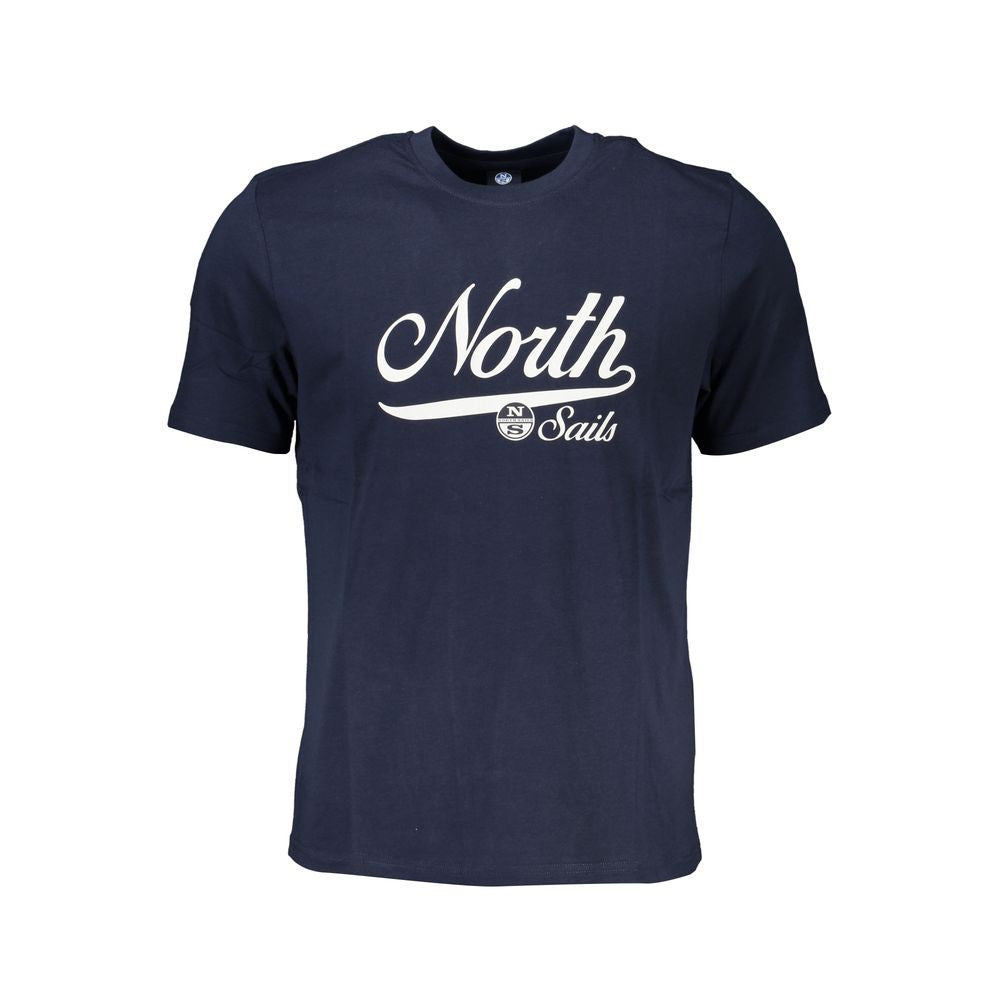 North Sails Blue Cotton T-Shirt by North Sails