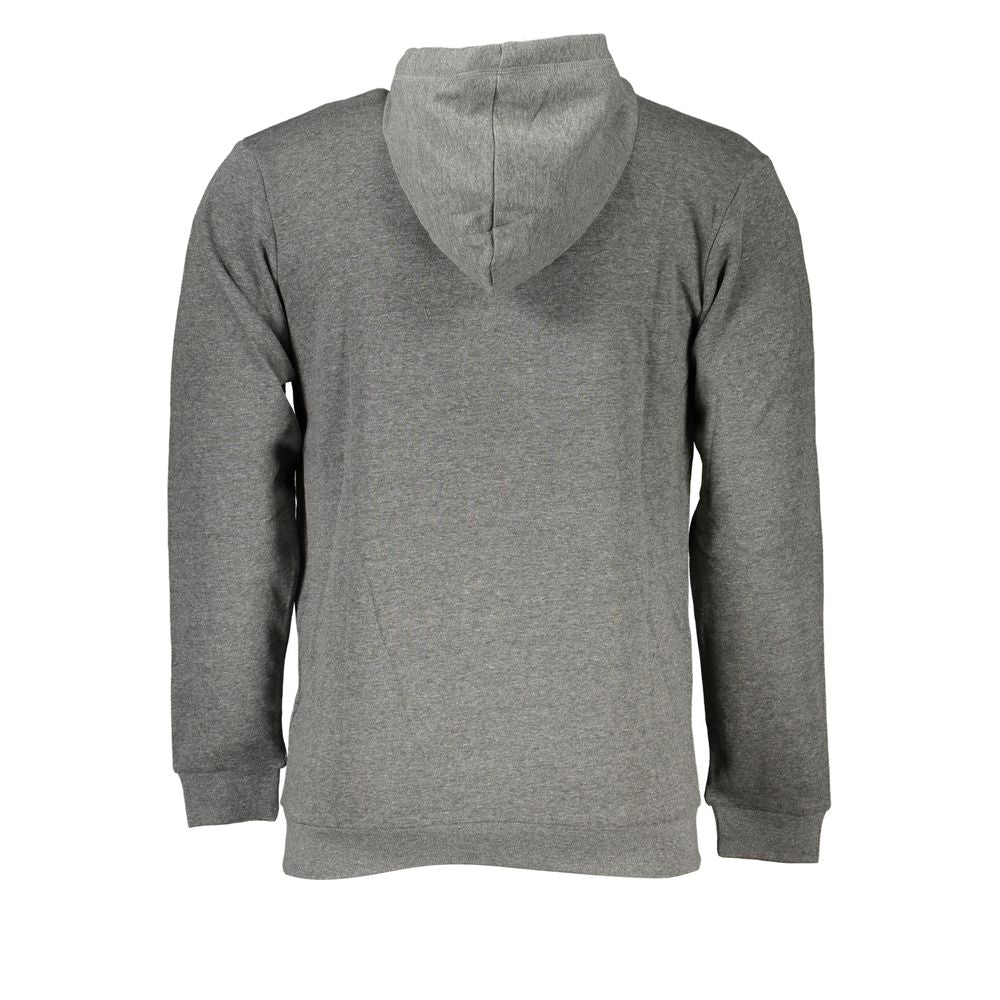Sergio Tacchini Brown Cotton Men Sweater with Hood by Sergio Tacchini