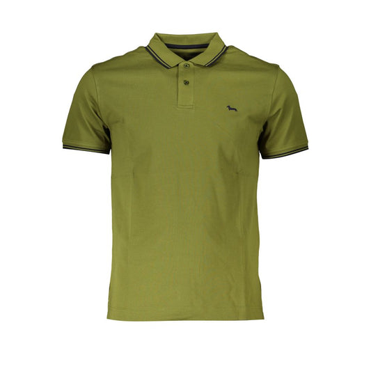 Polo contrasté vert vif Harmont &amp; Blaine
