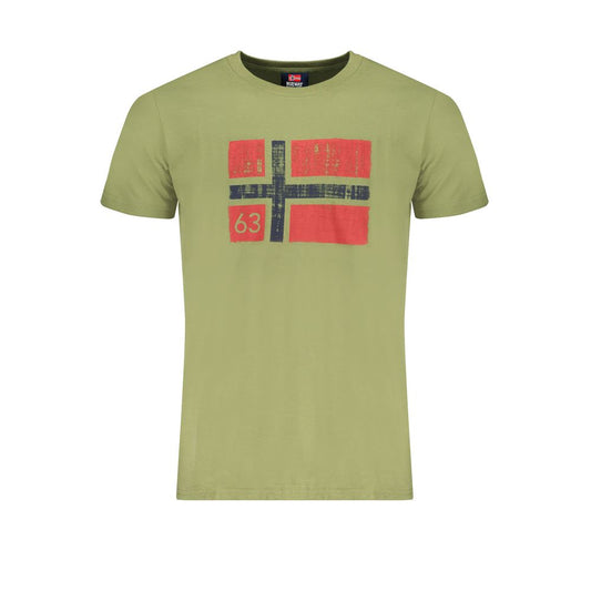 Norway 1963 Green Cotton T-Shirt by Norway 1963