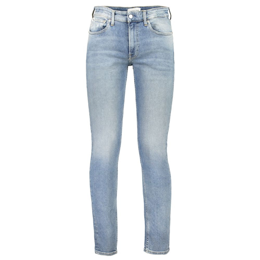 Calvin Klein Blue Cotton Jeans & Pant by Calvin Klein