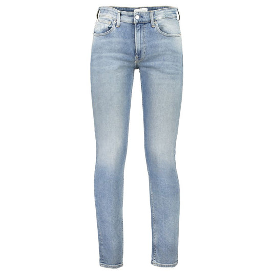 Calvin Klein Blue Cotton Jeans & Pant by Calvin Klein