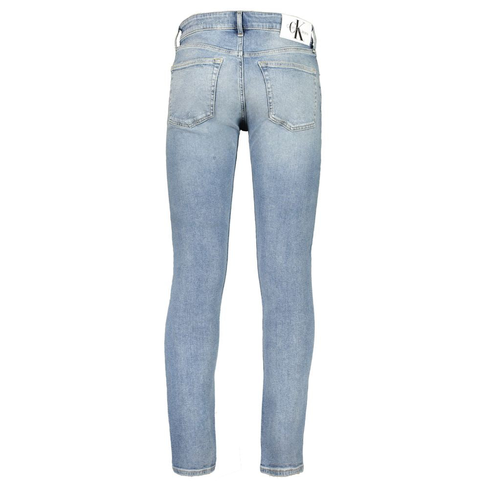 Calvin Klein Blue Cotton Jeans & Pant by Calvin Klein