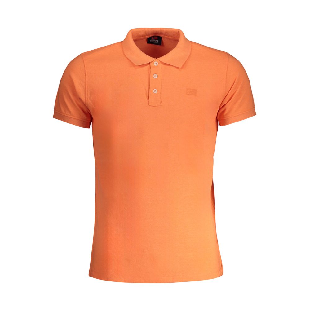 Norway 1963 Orange Cotton Polo Shirt by Norway 1963