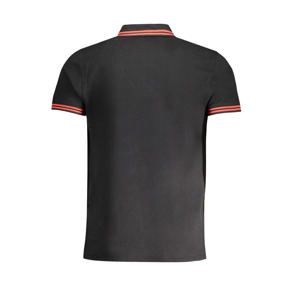 Polo Cavalli Class en coton noir