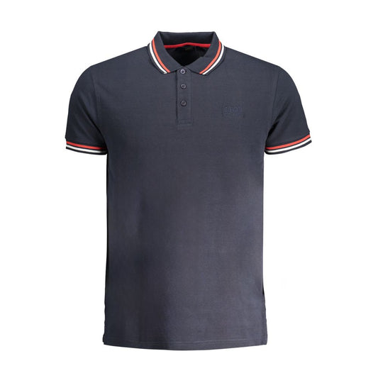 Polo en coton bleu Cavalli Class