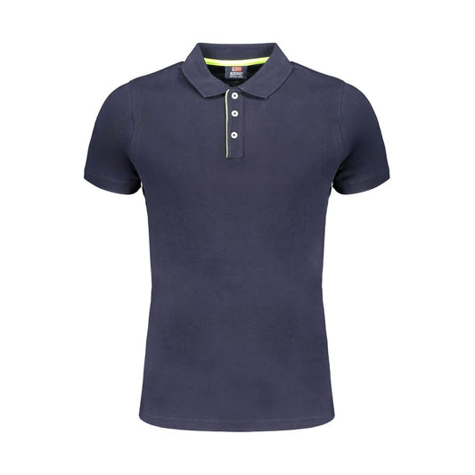 Polo bleu en coton Norvège 1963