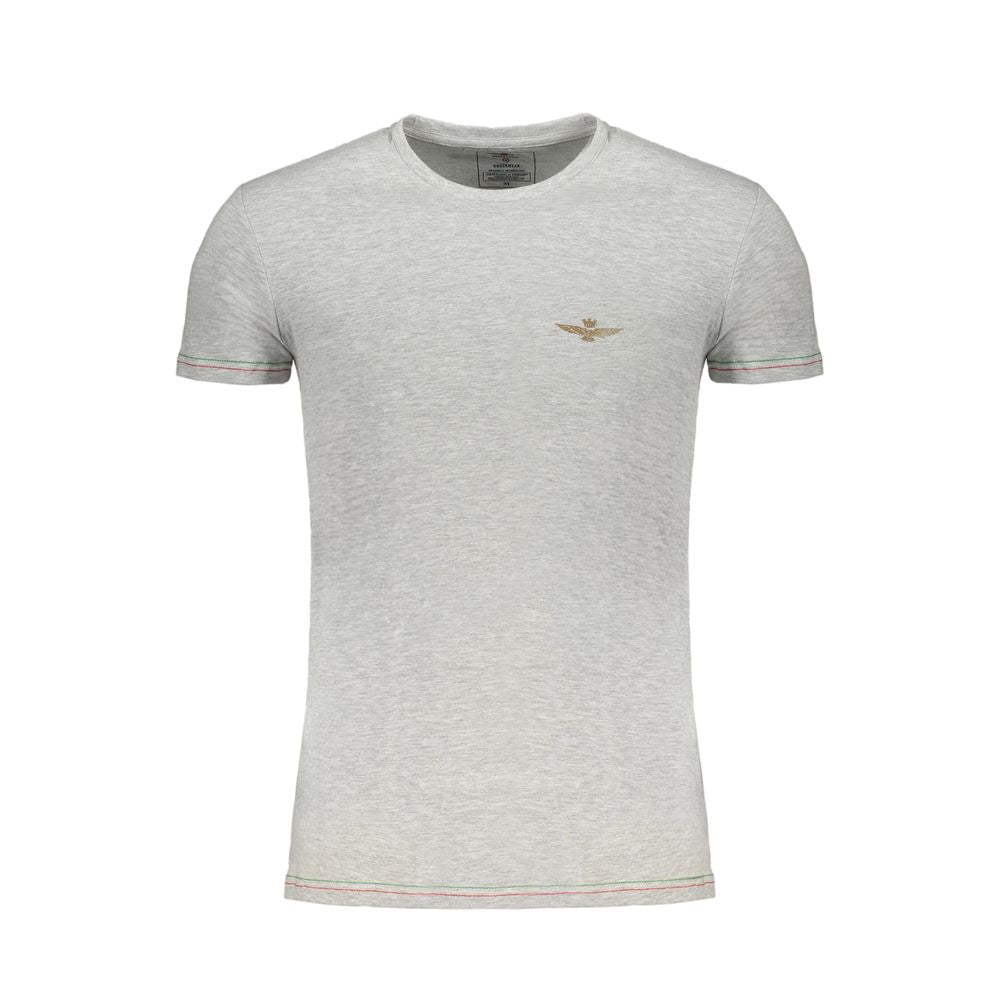 Aeronautica Militare Brown Cotton Men T-Shirt by Aeronautica Militare
