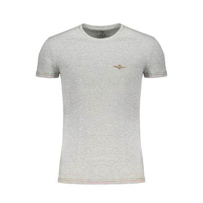 Aeronautica Militare Brown Cotton Men T-Shirt by Aeronautica Militare