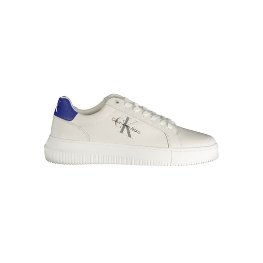 Calvin Klein White Polyester Sneaker by Calvin Klein