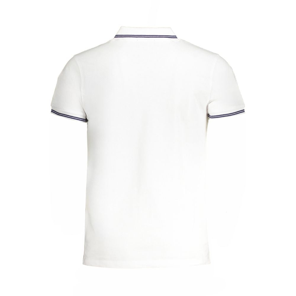 Cavalli Class White Cotton Polo Shirt by Cavalli Class