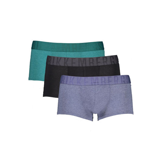 Boxer homme en polyester vert Bikkembergs