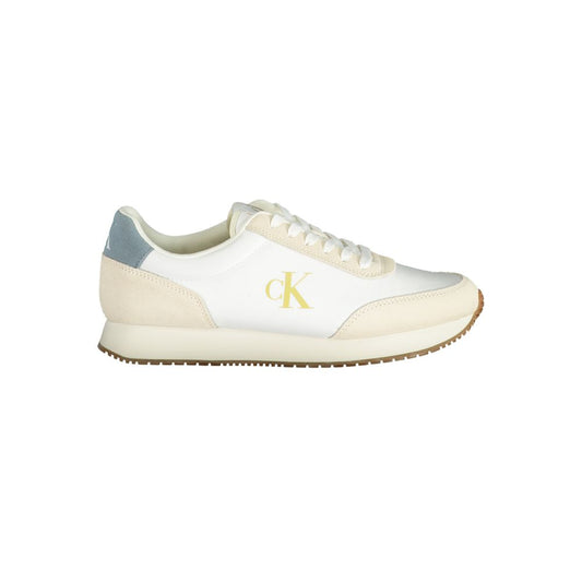 Calvin Klein White Polyester Men Sneaker by Calvin Klein