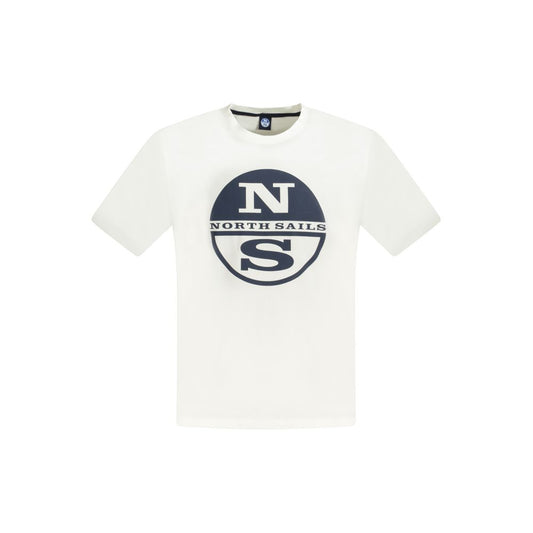 North Sails White Cotton Mens TShirt by North Sails