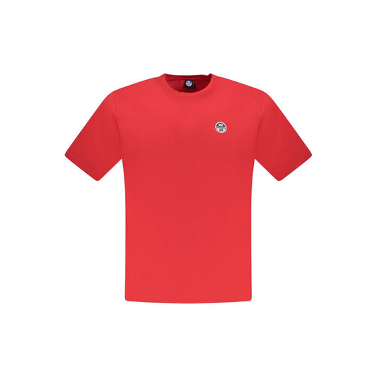 North Sails Red Cotton Men T-Shirt by North Sails