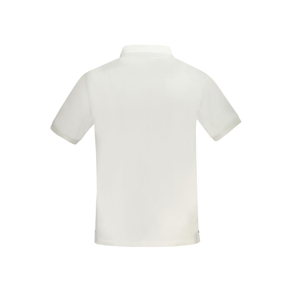 North Sails White Cotton Men Polo Shirt by North Sails