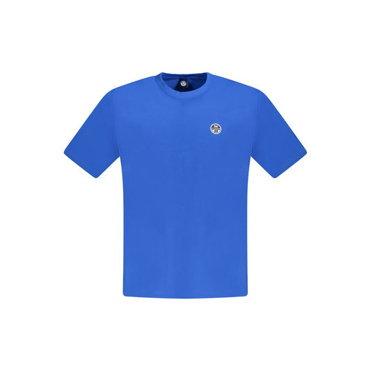 North Sails Blue Cotton Men T-Shirt by North Sails