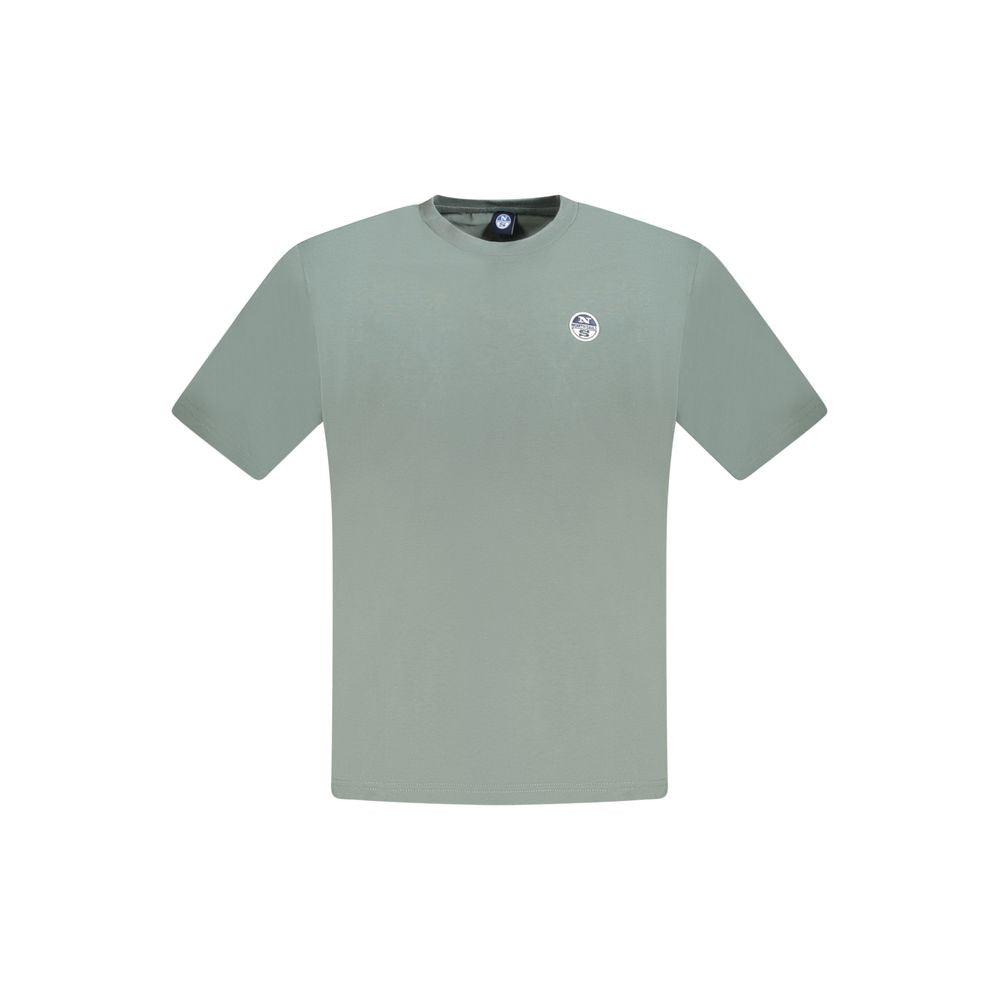 North Sails Green Cotton Men T-Shirt by North Sails