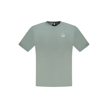 North Sails Green Cotton Men T-Shirt by North Sails